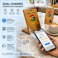 Étiquette de contrôle d'accès NFC en bois RFID étanche pour menu de restaurant, hôtel, paiement, cartes de visite