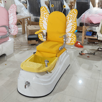 Furnitur Salon kuku kecantikan, kursi manikur pedikur anak-anak kecil dengan Jet kaki spiral elektrik
