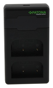 Chargeur PD double haute performance PATONA Premium : BLX-1, OM-1, inclus Câble USB-C double chargeur BLX-1 - Product Image 2