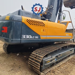 Excavadora de cadenas Hyundai 330LC-9S de 33 toneladas, usada, para minería, excavadoras de segunda mano de tamaño mediano para maquinaria de construcción - Product Image 3