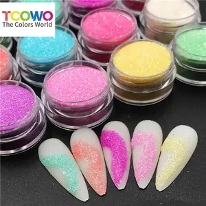 TCOWO naturale arcobaleno biodegradabile colorato Fine Glitter-frizzante eco-friendly per artigianato e cosmetici sapone