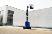 Équipement de travail aérien sur chenilles Berui AMWP9C 7100 en acier électrique, hauteur de plateforme maximale 9m