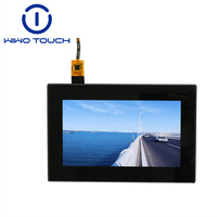 Pantalla Táctil Capacitiva de 7 Pulgadas con Resolución de 800x480 e Interfaz I2C para Navegación GPS Industrial