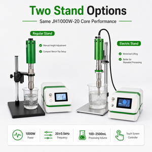 Sonda homogeneizadora ultrasónica de 1000W Mezcladores de alimentos Máquina de ultrasonido de aceite Mezclador portátil con soporte eléctrico - Product Image 6