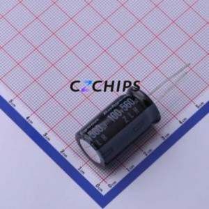 Condensador Electrolítico de Aluminio de Orificio Pasante 100ZLH560MEFC18x31.5, Orificio Pasante, D18xL31.5mm 560uF 20% 100V 2.47A-100kHz - Product Image 1