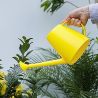 Tempat Siram Tanaman Plastik 1,8 Liter untuk Kebun Dalam Ruangan dengan Corong dan Kepala Penyiram yang Dapat Dilepas untuk Pot Bunga