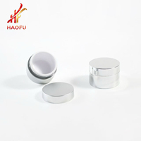 Best-seller : Pot de colle à ongles opaque électroplaqué de 15 g avec capuchon rotatif, récipient de sous-emballage crème opaque pour extension d'ongles