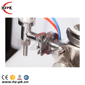 Machine de remplissage semi-automatique HZPK pour petits flacons de boissons, miel, shampoing, produits cosmétiques, peinture et pâtes - Product Image 4