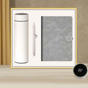 Nouveautés promotionnelles 2026, ensembles de cadeaux d'affaires classiques et créatifs, carnet, clé USB, bouteille d'eau, stylos, parapluies/ - Product Image 6