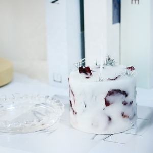 Vela Aromática de Cera de Soja Natural con Aroma a Rosa, Decoración de Flores Secas, Fragancia Duradera, Regalo para el Hogar - Product Image 5