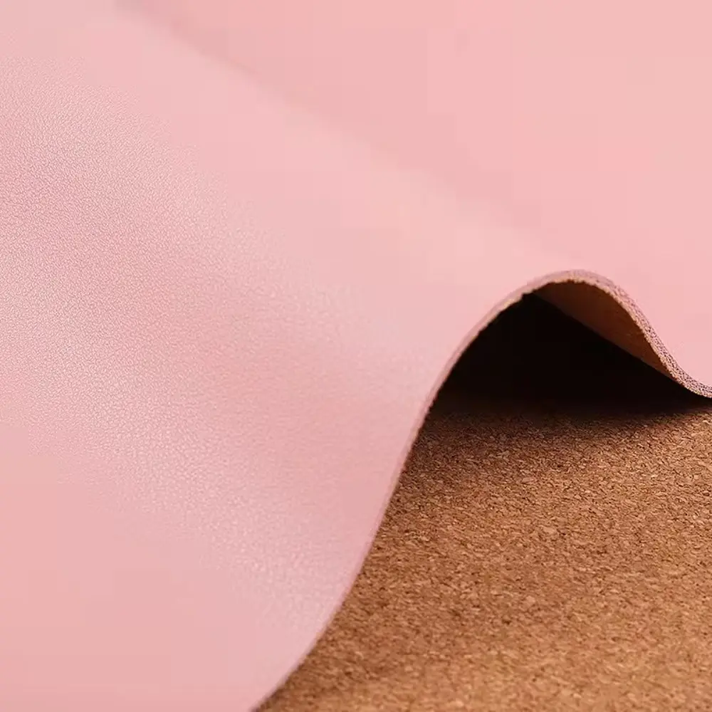 1,8 мм Гладкая ткань Lychee ПВХ из искусственной кожи, пробковая ткань, текстиль, кожаные изделия, противоскользящие для сумок, настольные коврики, коврик для мыши