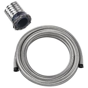 AN4 AN20<span class=keywords><strong>ท่อ</strong></span> CPE ถักสแตนเลสสตีลความแข็งแรงสูงทนทานการกัดกร่อนการส่งผ่านน้ำมันเชื้อเพลิงซ่อมยานยนต์ - Product Image 1