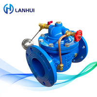 Vanne flottante à distance certifiée FM 100X PN16 en fonte ductile à brides pour le contrôle du niveau d'eau DN50-DN800 LANHUI OEM