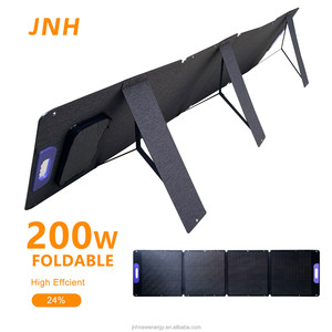 แผงโซลาร์พับได้ 4 ตอน 200w แบบพกพา พร้อมพอร์ต USB Type-C กันน้ำ IP65 ใช้งานได้ทันที - Product Image 2
