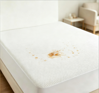 AOSEN Housse de matelas imperméable 300 fils/pouce² en bambou, couche d'air 3D, écologique, respirante, silencieuse, pour adultes et hôpitaux