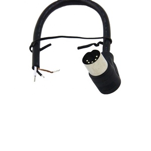 Prise mâle <span class=keywords><strong>MIDI</strong></span> personnalisée à <span class=keywords><strong>5</strong></span> <span class=keywords><strong>broches</strong></span> DIN à Angle de 90 degrés pour ouvrir le câble - Product Image 6
