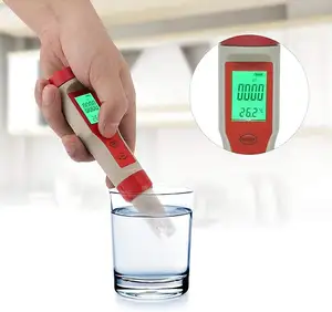 Portatile digitale TDS PH EC termometro tester di qualità dell'acqua penna di prova di purezza rilevatore di qualità dell'acqua 4 in1