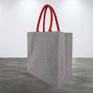 Sac fourre-tout en toile de coton recyclé durable 225 GSM avec soufflets, sac de courses promotionnel, poignées rembourrées, logo personnalisé, vente en gros - Product Image 6