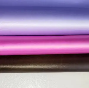 Hot Selling In Stock Polyester Satin Pongee 60gsm Waterproof Cire Finishment Fabric For Down Jacket