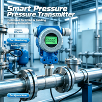Pasokan Langsung Pabrik HK-801 Transmitter Tekanan Baja Tahan Karat 2088 Output 4-20mA Protokol HART IP65 Suhu Tinggi