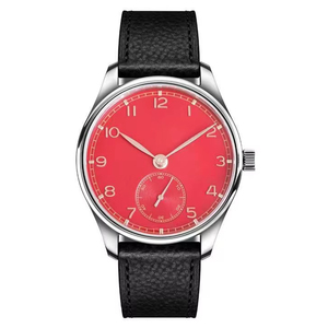 Reloj de pulsera de negocios para mujer con movimiento mecánico automático, fabricado con acero inoxidable de primera calidad y esfera rosa melocotón. - Product Image 1