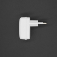 Cargador de Pared USB 2025, Adaptador de 5V 1A 5W con Enchufe Europeo, Material de PC para Teléfono