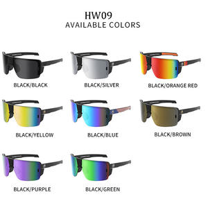 แว่นตาขี่จักรยานแว่นตานิรภัยกระจก UV400สีทองแบรนด์ Ansi Z87 + ออกแบบโลโก้ได้ตามที่ต้องการ - Product Image 4