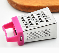 Mini râpe à fromage et légumes en acier inoxydable à quatre faces, éplucheur, trancheur, outil de cuisine, gadgets, hachoir à fruits et légumes