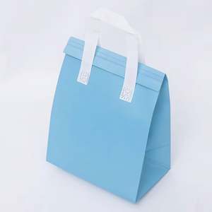 Sac isotherme de transport grand format en non-tissé Ripstop avec logo personnalisé et feuille d'aluminium pour repas à emporter - Product Image 4