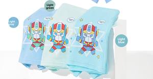 Sous-vêtements pour enfants personnalisés de haute qualité, boxers et caleçons en coton de bambou respirant pour garçons, motif <span class=keywords><strong>robot</strong></span> de dessin animé - Product Image 3
