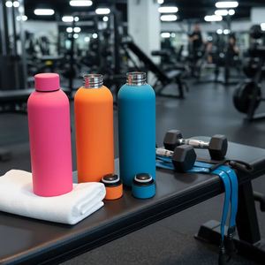 Bouteille isotherme portable en acier inoxydable à double paroi à petite ouverture pour le sport et l'extérieur - Product Image 1