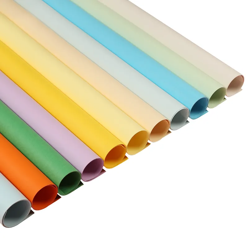Prezzo di Fabbrica a buon mercato 150gsm grande formato di imballaggio di colore set di colorazione di carta colorata