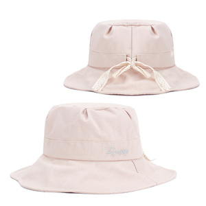 Sombrero de Pescador de Ala Ancha de Algodón de Alta Calidad para Mujer, Protección Solar, para Viajes al Aire Libre - Product Image 2