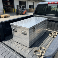 Boîte de transport et de stockage robuste en aluminium ondulé ultra-résistant de 3 mm, entièrement soudée, étanche, disponible en ODM/OEM