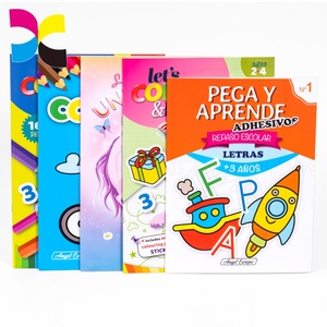 Impression de livres pour enfants personnalisés à colorier avec pelliculage brillant et piqûre à cheval - Product Image 1