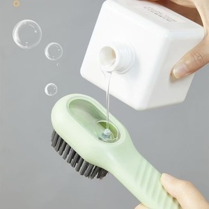 Cepillo para Zapatos Multiusos de Alta Calidad con Cerdas Suaves y Dispensador Automático de Líquido, Herramienta de Limpieza para el Hogar - Product Image 2