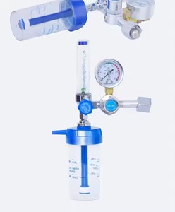 Regulador <span class=keywords><strong>de</strong></span> Oxígeno Médico con Flujómetro y Botella Humidificadora para Hospital y Cuidado en el Hogar - Product Image 1