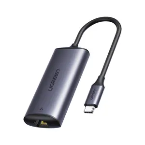 UGREEN-adaptador Ethernet USB C, convertidor de red Gigabit de 2,5G, Thunderbolt 3, RJ45, LAN, práctico