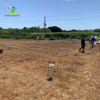 Vis de fixation au sol KINGSOLAR pour projets solaires, longueur réglable, certifiée CE ISO OEM