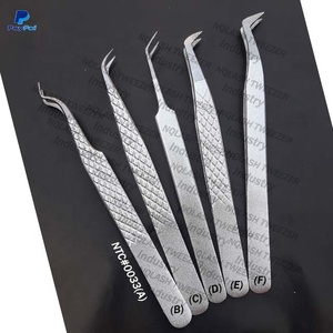 Nouveaux fabricants vente en gros en acier inoxydable pince à cils colorée outils de levage de cils ciseaux à ressort - Product Image 4