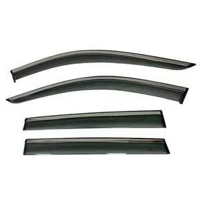 Smoke Tinted Tape-On Side Window Vent Visor Deflectors For GREAT WALL HAVAL M4 2012-2015 Rain Guards