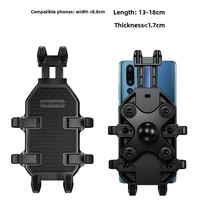 Nouveau support de téléphone antivol et antichoc pour moto, fixation flexible pour navigation, idéal pour vélos électriques et livreurs