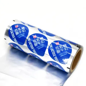 Customized Heat Sealed Aluminum Foil Laminated Roll Film Sealing Film