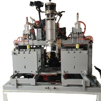 Machine de moulage par extrusion-soufflage automatique Machine de moulage par extrusion-soufflage à tête unique Moulage par extrusion-soufflage de bouteilles en plastique 1l
