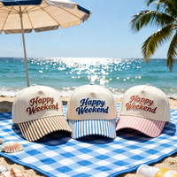 Nueva Gorra de Béisbol de 5 Paneles con Visera a Rayas para Hombre y Mujer, Gorra de Béisbol Informal de Algodón Ajustable para Deportes al Aire Libre