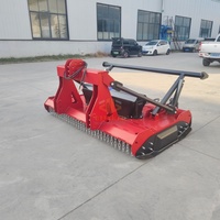 Desbrozadora Industrial Montada en Tractor con Cadenas Protectoras, Caja de Engranajes, Rodamientos, Altura de Corte Ajustable, Alta Productividad, 70-125 HP, para Terrenos Difíciles