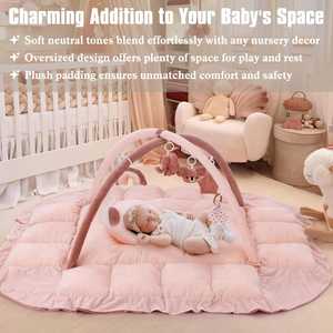 Alfombra de Actividades para Bebés, Alfombra de Gimnasio con Volumen Ajustable para el Desarrollo Sensorial y Motor de los Bebés - Product Image 5