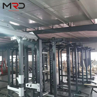 Équipement de musculation professionnel, rack à squats en acier avec machine Smith, entraîneur fonctionnel - Écologique, couleur personnalisable