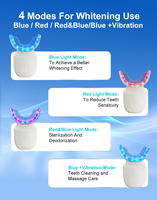 Kit de blanchiment des dents avec système de lumière LED, fournisseur OEM, logo personnalisé, vente en gros, utilisation à domicile, CPSR