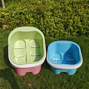 Masajeador de pies, bañera de plástico para pies de 38x32x18cm con nodos de masaje para adultos, uso doméstico - Product Image 2